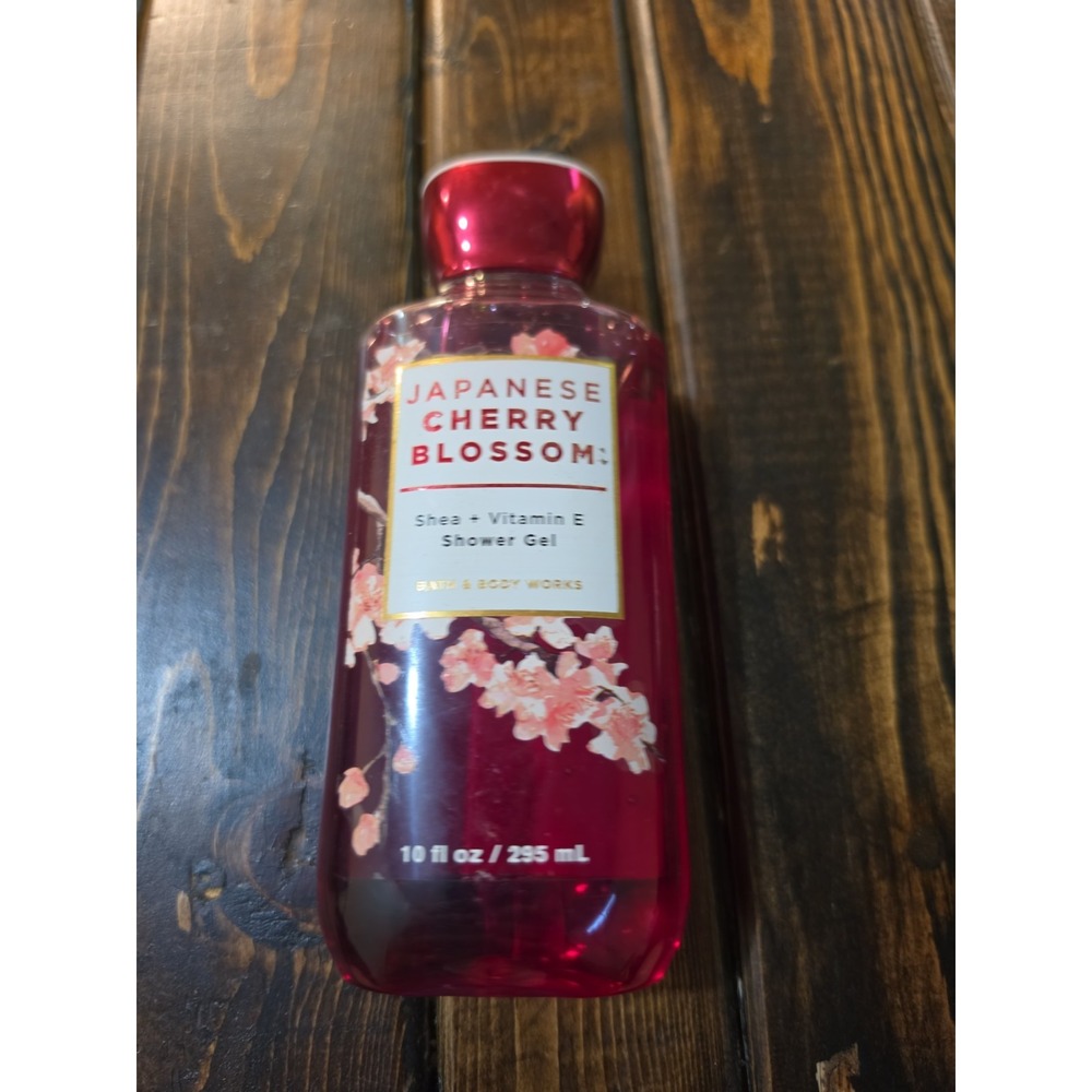 Bath & Body Works JAPANESE CHERRY BLOSSOM Body Wash Shower Gel Shampoo 10oz